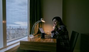 Veronica Moya conducting a Zoom training session for teachers. Mindfulness meets Education